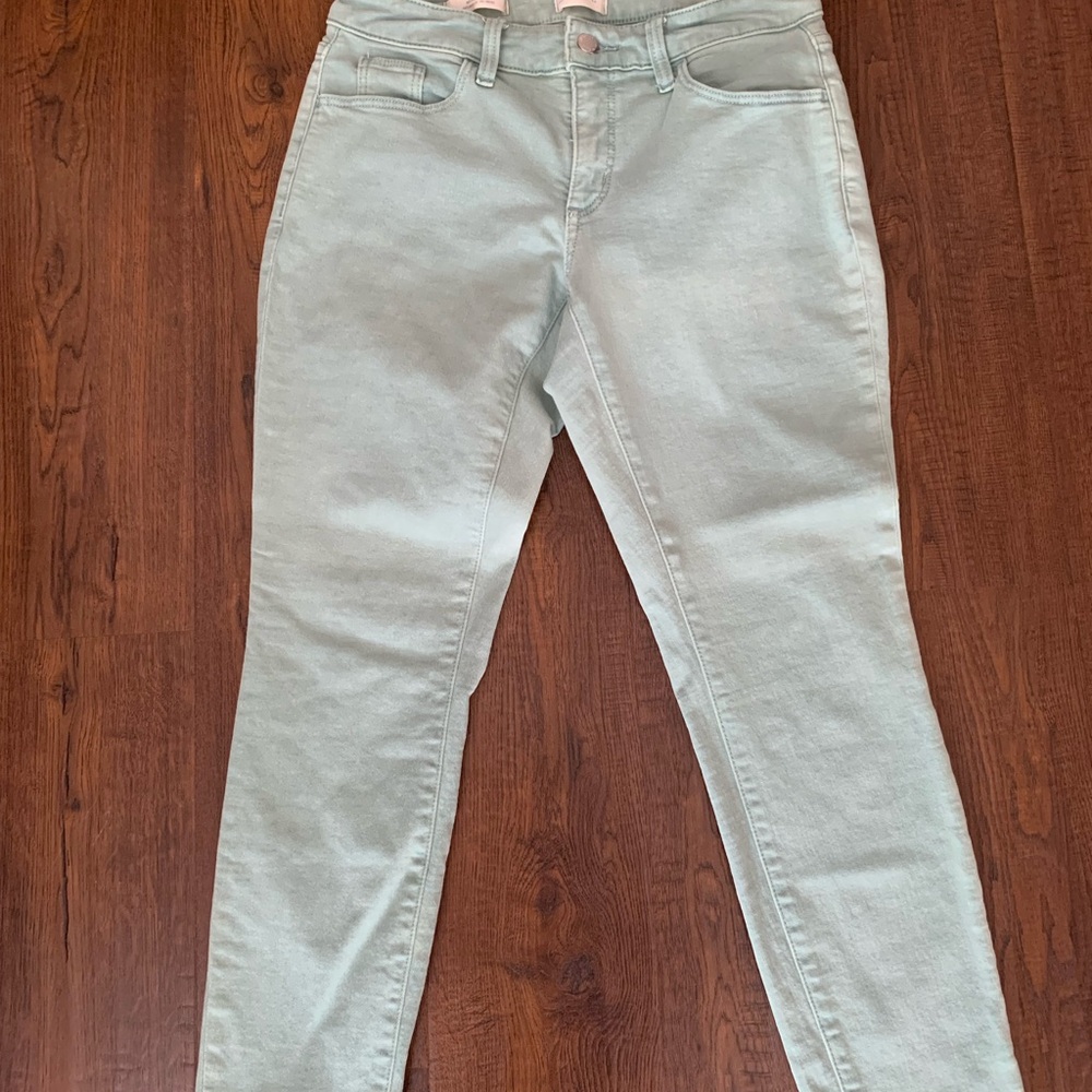 Universal Thread Light Green Skinny Jeans Casual Fit